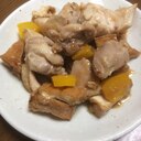 厚揚げとパプリカと鶏肉の炒め物